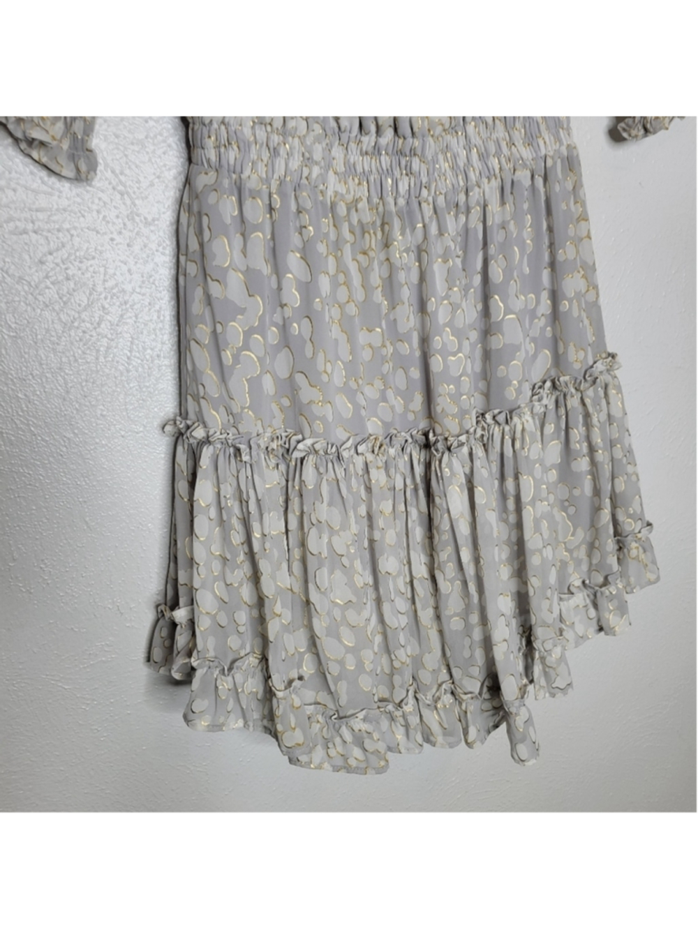 Buddy Love Bronx Ruffle Dress Women's Size XSmall Smoked Waist - Picture 13 of 13